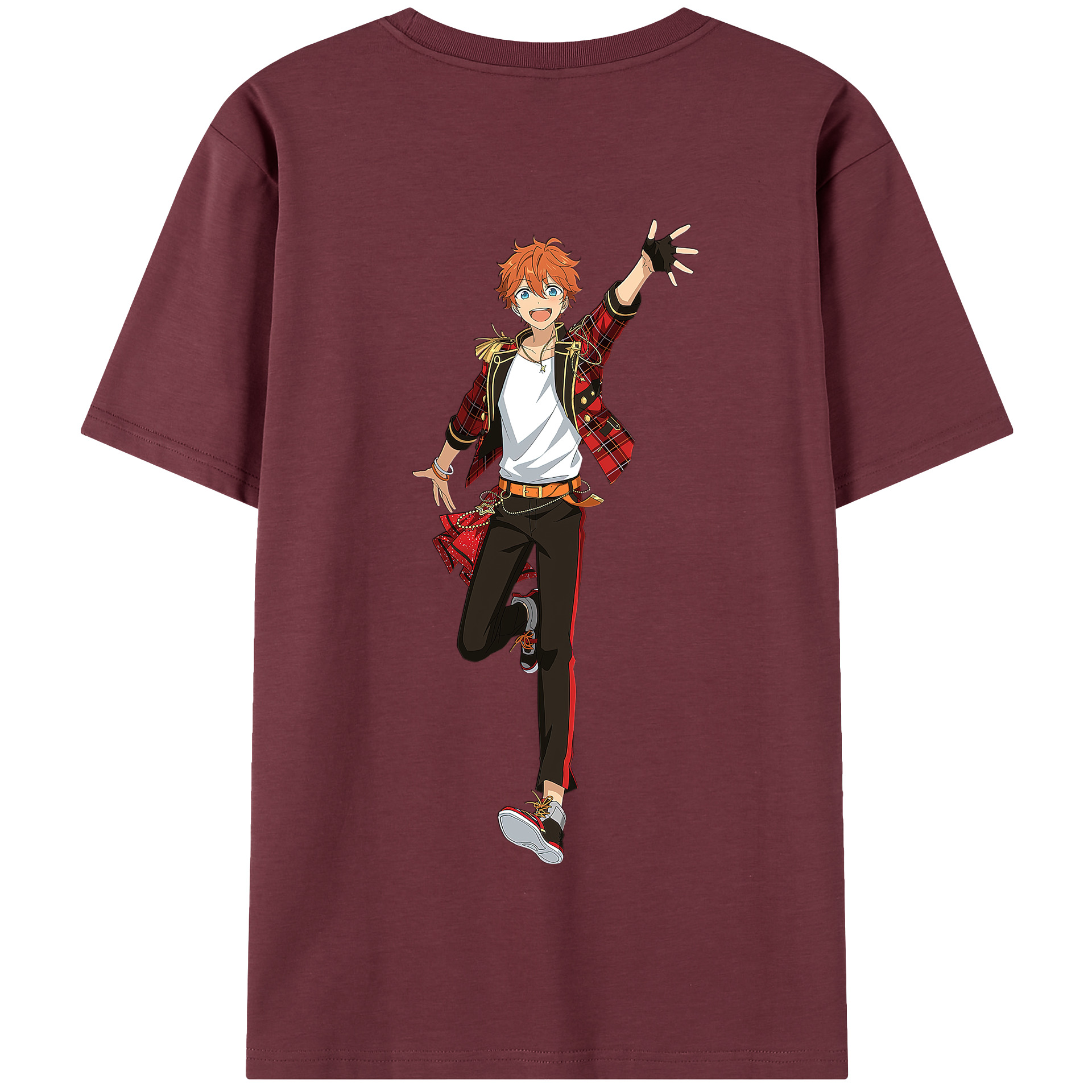 （画像用） あんさんぶるスターズ! Ensemble Stars 綿100％半袖Tシャツ（背面プリント）